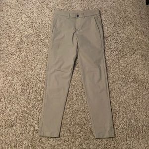 Lululemon slim Tan ABC pants size 30